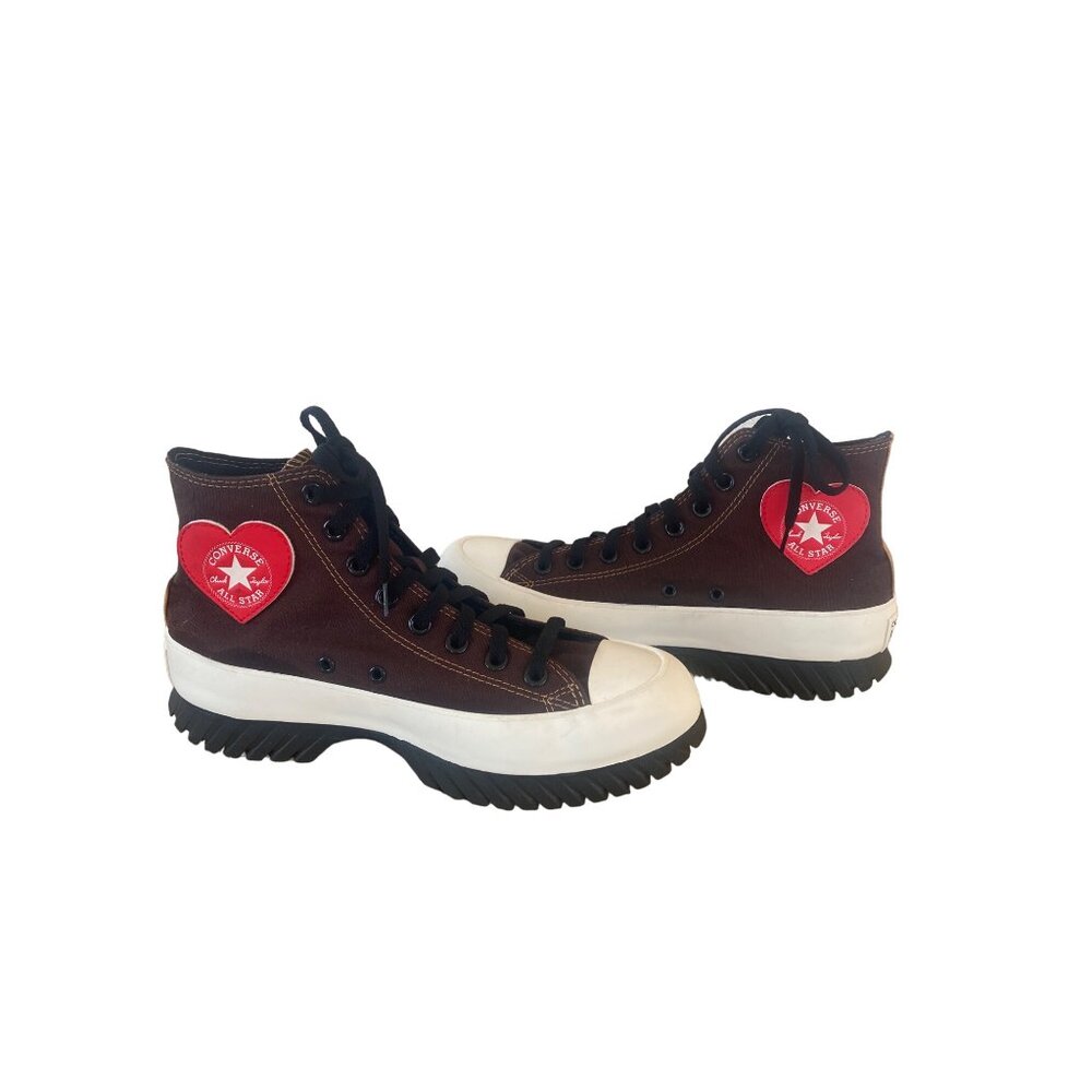 Converse Chuck Taylor Lugged 2.0 Sneaker Platform Brown Canvas 8 Men/Women 10 - Picture 3 of 14